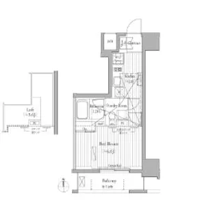 ミュゼ南麻布【10階】の間取り