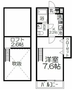 ティエラソレイユ【2階】の間取り