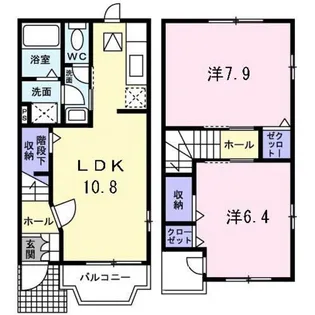 サニーハイツ.T【1階】の間取り