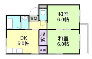プレジール津森【1階】の間取り
