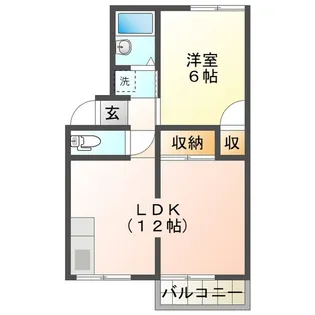 プレジール樹里【2階】の間取り