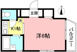 登戸アパートメント2号棟【3階】の間取り