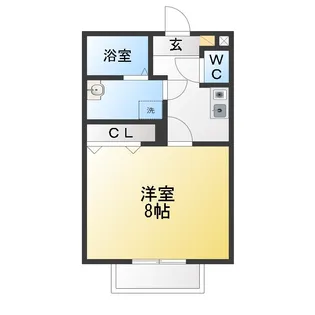 ジュネス サクラ B棟【2階】の間取り