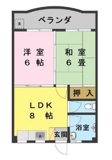 メゾンSADA【2階】の間取り