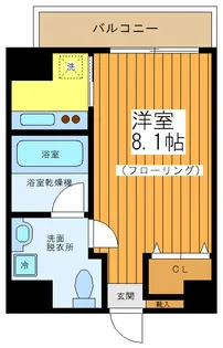 自由が丘カントリー倶楽部【2階】の間取り