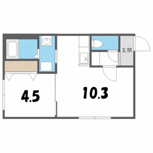 G・P・S本通【2階】の間取り