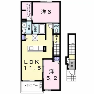 グラシオッソN【2階】の間取り