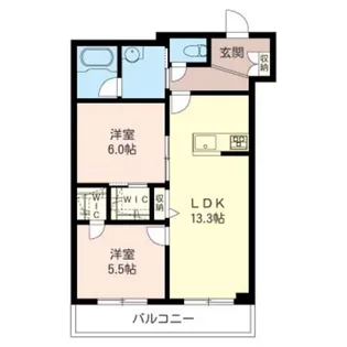 Belltree絆【3階】の間取り