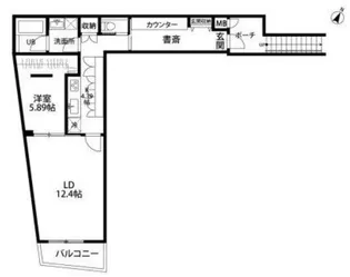 デコール代官山の間取り