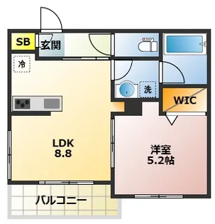 Innerhalb【1階】の間取り