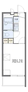 レオパレスくろばる【2階】の間取り