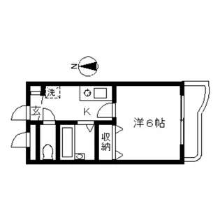 玉学サイドパレスIII【3階】の間取り