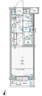プレミアムキューブ飯田橋エムオー【PREMIUMCUBE飯田橋♯mo】【3階】の間取り