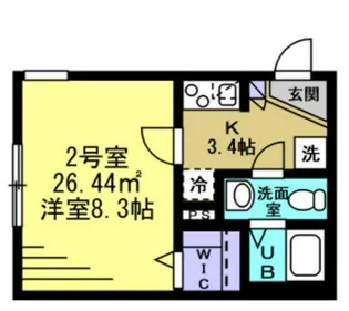 rapa船橋【3階】の間取り