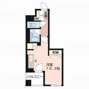 グリーングラス千駄ヶ谷【2階】の間取り