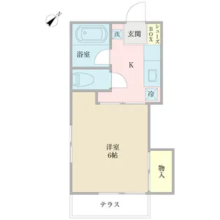 ハイツベルツリー【1階】の間取り