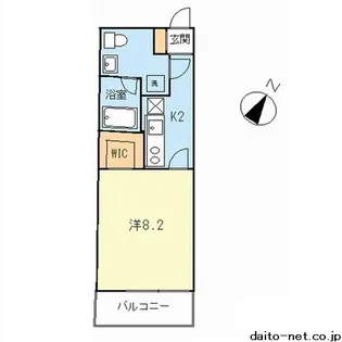 ラヴィータ梶ヶ谷【1階】の間取り