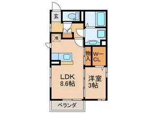 ソフィア平和台【2階】の間取り