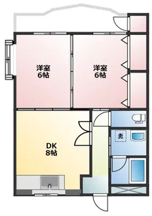 エランドール【2階】の間取り