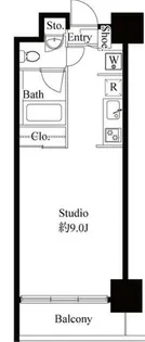 グレンパーク秋葉原イースト【10階】の間取り