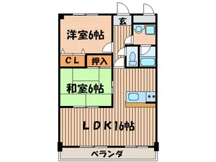 CASA VERDE【3階】の間取り