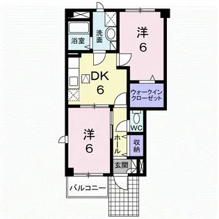 グランシャリオ B【1階】の間取り