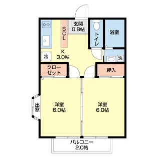 ウェルカム21【1階】の間取り