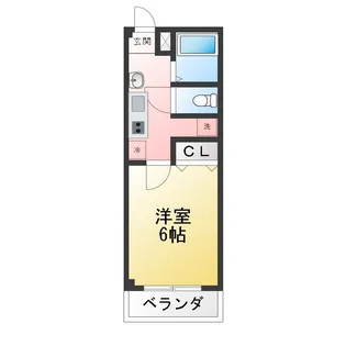 アビタシオン横山【1階】の間取り