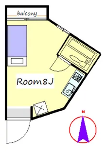 まちだどぅ12番館【3階】の間取り