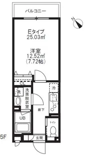 アルティザ氷川台【5階】の間取り