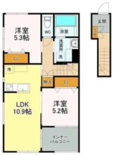 La plata【2階】の間取り