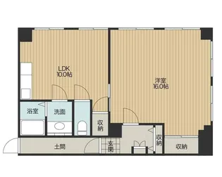 名山ビル(市役所前)【3階】の間取り