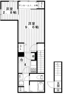 インフィニティパレス【2階】の間取り