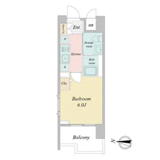 Live Casa堀田【3階】の間取り