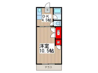 柳根フラワ-コ-ポ【1階】の間取り