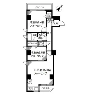 海水館【6階】の間取り