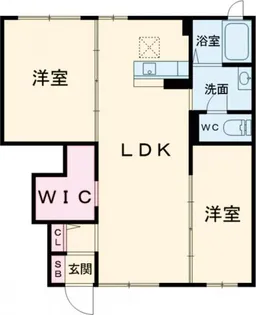 シャーメゾン宮原 A棟【1階】の間取り