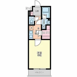 エプシロン【3階】の間取り