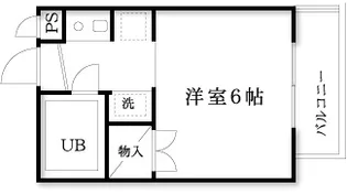 グリーンボックスヒライ【1階】の間取り