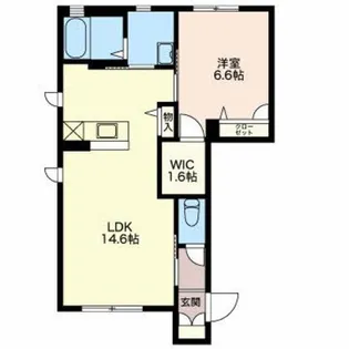 ショコラコート【1階】の間取り