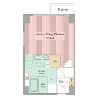 ミュプレ矢場町【6階】の間取り