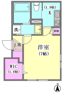 メゾンウエストAT【1階】の間取り