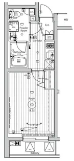 メイクスアート桜木町【3階】の間取り