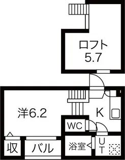 コスタブラン川名【2階】の間取り