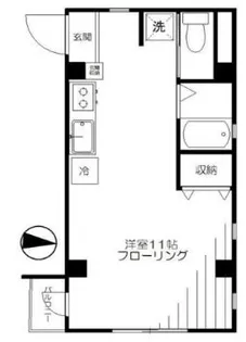 グレース西麻布【3階】の間取り
