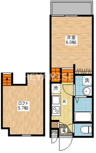 ヴィオラ田中町HillI【1階】の間取り