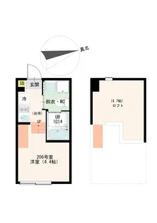 Grand Terrace AOI【2階】の間取り