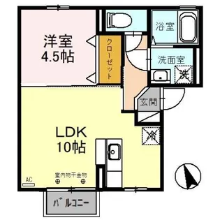 ウィルモア弐番館【2階】の間取り