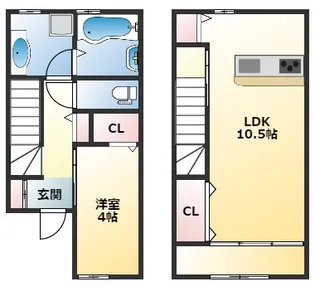 テェルツォラナの間取り