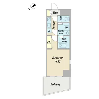 THE RESIDENCEHARU【3階】の間取り